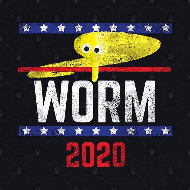 Magic Worm On A String Meme Yellow Worm 2020 for President by YourGoods